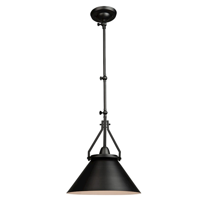 Artcraft Brydon 1 Light Sconce/Pendant, Black - AC11242BK