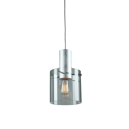 Artcraft Henley 1 Light 98" Pendant, Brushed Aluminum, Clear Glass - AC11520CL