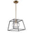 Artcraft Bridegtown 1 Light Pendant, Black/Harvest Brass - AC11601VB