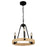 Artcraft Perris Chandelier, Black