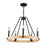 Artcraft Perris 5 Light Chandelier, Black - AC11715BK