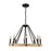 Artcraft Perris Chandelier, Black