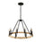 Artcraft Perris Chandelier, Black