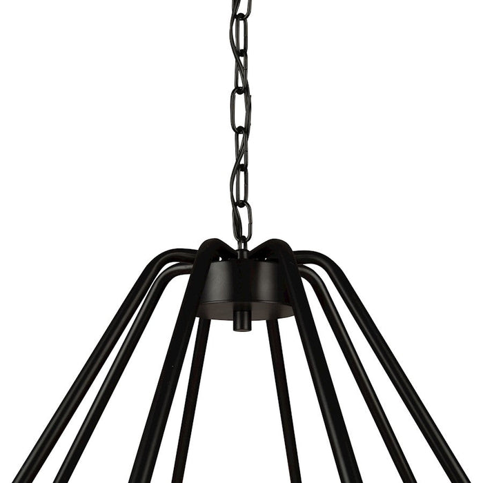 Artcraft Perris Chandelier, Black