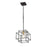 Artcraft Artisan 1 Light Pendant, Black/Brushed Brass - AC11731BK