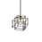 Artcraft Artisan 1 Light Pendant, Black/Brushed Brass