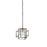 Artcraft Artisan 1 Light Pendant, Black/Brushed Brass