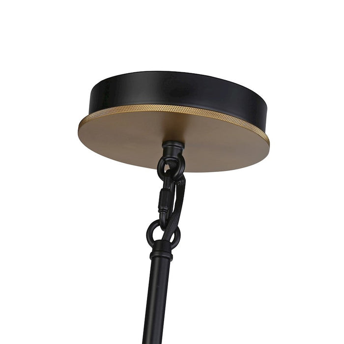 Artcraft Cheshire 1-Light Pendant, Black