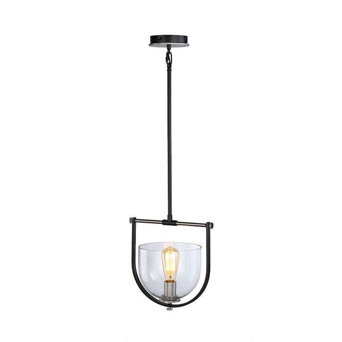 Artcraft Cheshire 1-Light Pendant, Black