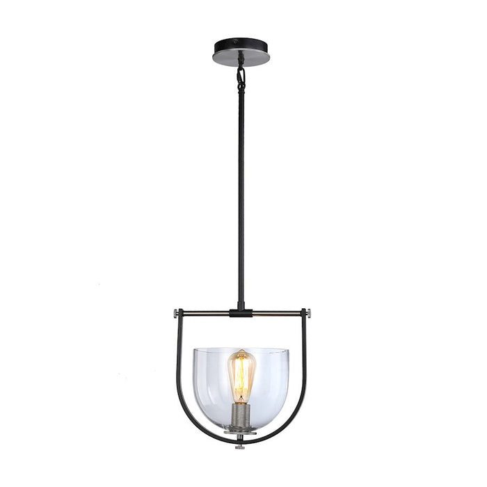 Artcraft Cheshire 1-Light Pendant, Black