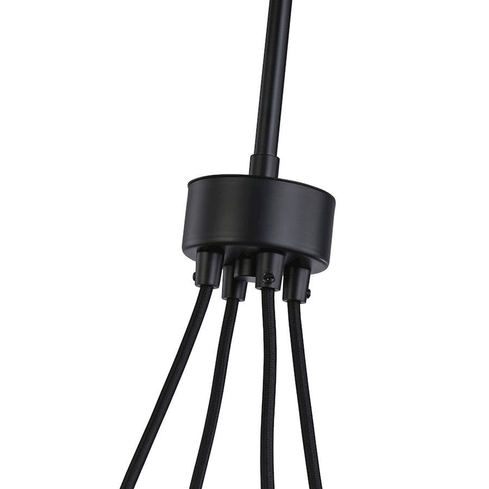 Artcraft Cheshire 5-Light Chandelier, Black