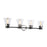 Artcraft Kanata 4-Light Vanity Light, Black