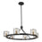 Artcraft Salinas 6-Light Chandelier, Black and Brass - AC11826BB