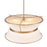 Artcraft Layla 23.5" Diameter 6 Lt Chandelier, Brushed Brass/White