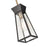 Artcraft Lucian 1 Light Pendant, Black/Brushed Brass/Clear