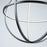 Artcraft Celestial 4 Light LED Orb Chandelier, Matte Black