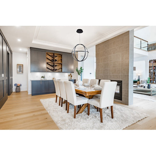 Artcraft Celestial 4 Light LED Orb Chandelier, Matte Black