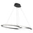 Artcraft Gemini 38W LED Pendant, Black/Nickel - AC6670NB