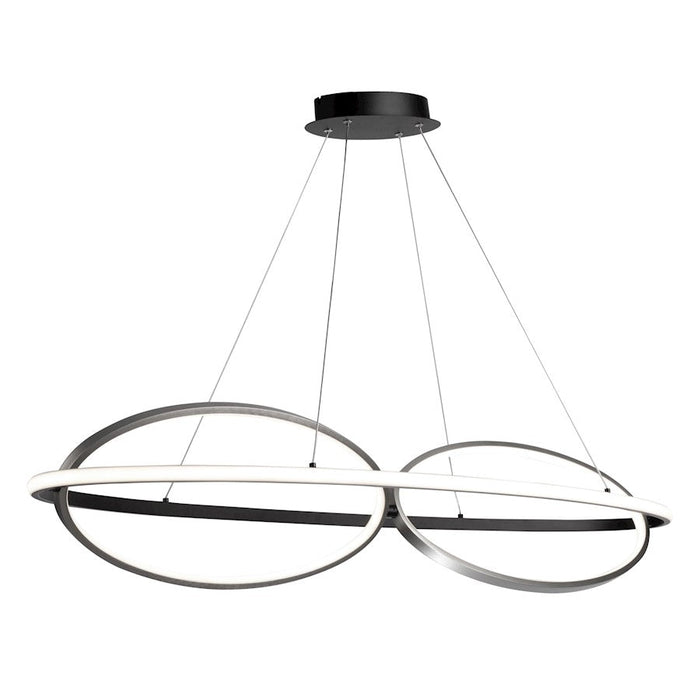 Artcraft Gemini LED Pendant, Black/Nickel