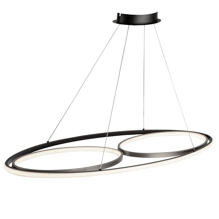 Artcraft Gemini LED Pendant, Black/Nickel