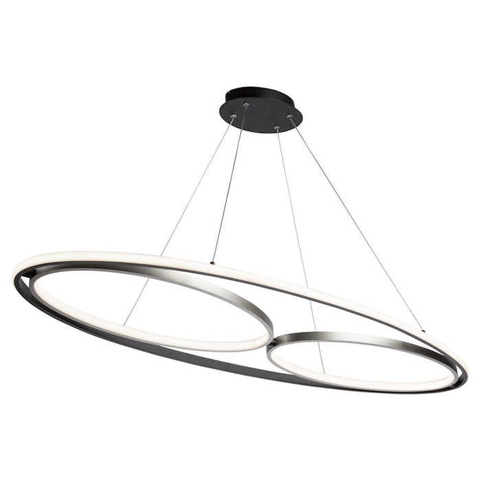 Artcraft Gemini LED Pendant, Black/Nickel