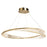 Artcraft Stella 50W LED Pendant, Brushed Brass/Clear - AC6721BB