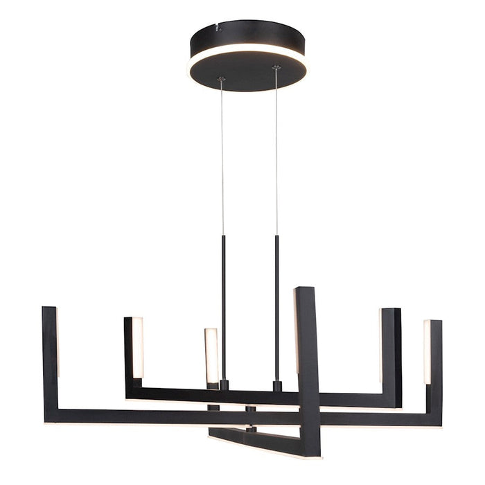 Artcraft Silicon Valley Integrated LED Chandelier, Black