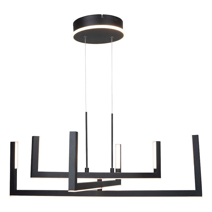 Artcraft Silicon Valley Integrated LED Chandelier, Black