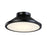 Artcraft Lucida Integrated LED Flush Mount, Black - AC7021BK