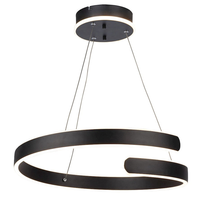 Artcraft Sirius Integrated LED Chandelier, Black