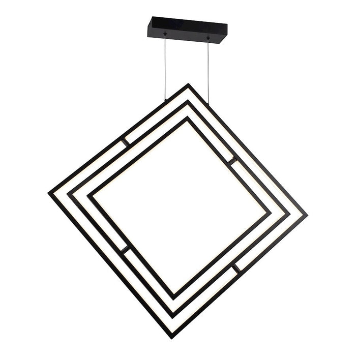 Artcraft Graymar Integrated LED Chandelier, Black