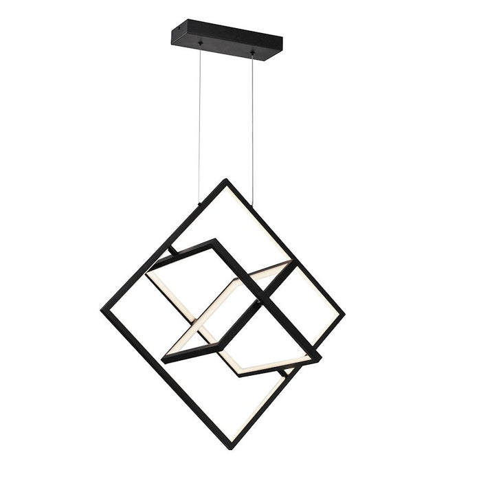 Artcraft Graymar 3 Light LED Pendant, Black