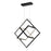 Artcraft Graymar 3 Light LED Pendant, Black