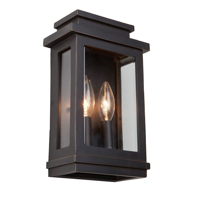 Artcraft Freemont 2 Light 11" Outdoor Wall Light, Oil Rubbed Bronze - AC8291ORB