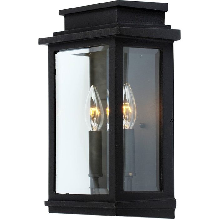 Artcraft Freemont 2 Light 13" Outdoor Wall Light, Black - AC8391BK