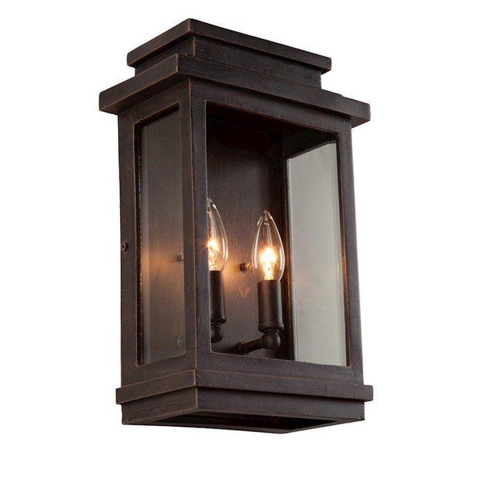 Artcraft Freemont 2 Light 13" Outdoor Wall Light, Oil Rubbed Bronze - AC8391ORB