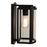 Artcraft Lakewood 1-Light Exterior Wall Light, Matte Black