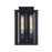 Artcraft Waterville 12" 2-Light Exterior Wall Light, Matte Black - AC8790BK