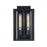 Artcraft Waterville 16" 2-Light Exterior Wall Light, Matte Black - AC8791BK