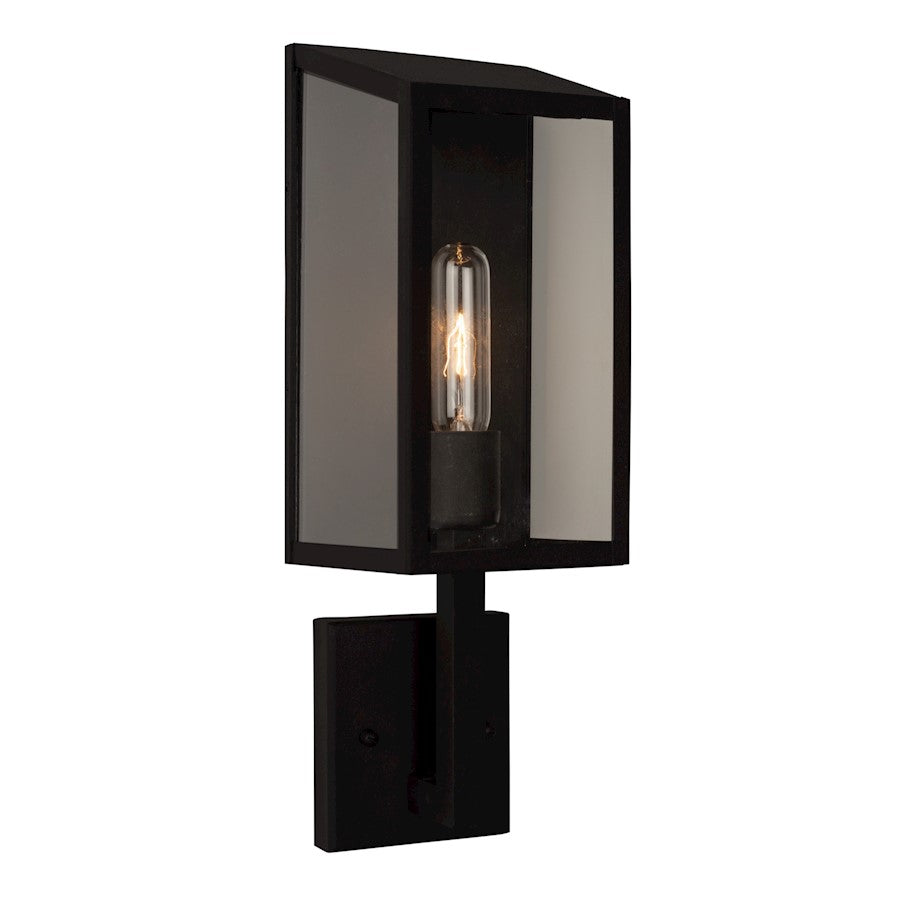 Artcraft Sonesta 6" 1-Light Exterior Wall Light, Black - AC8810BK