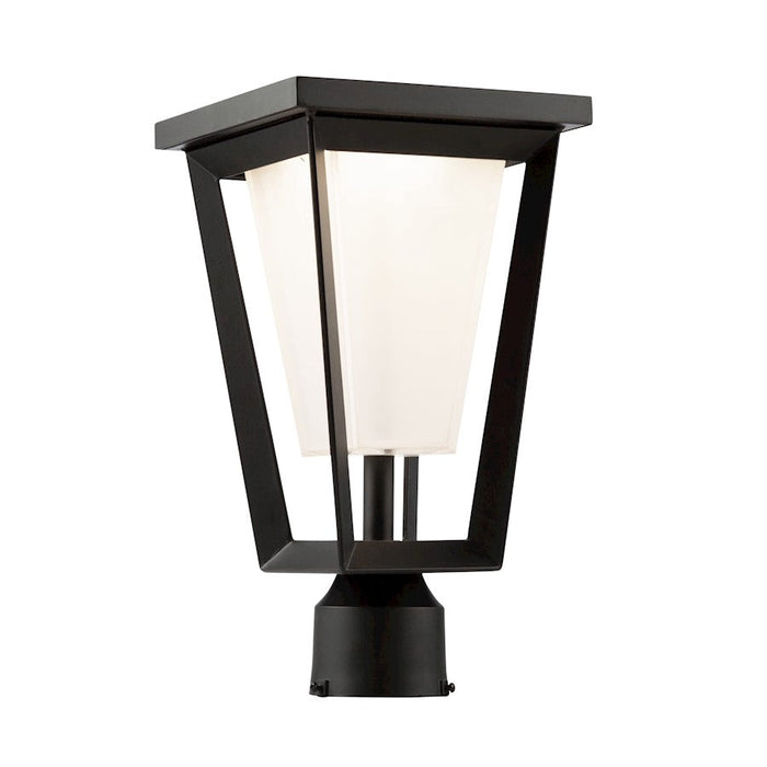 Artcraft Waterbury 12W LED Outdoor Lantern Black/Frosted - AC9183BK