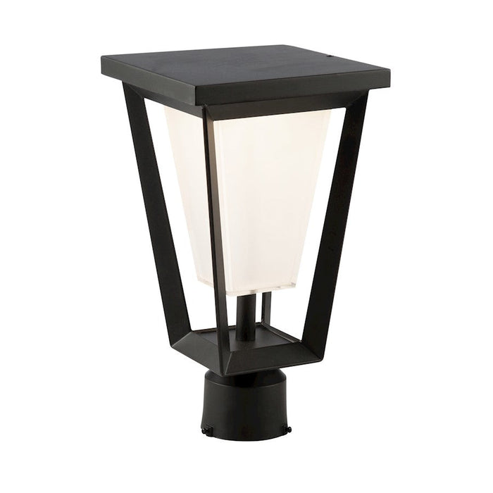 Artcraft Waterbury 12W LED Outdoor Lantern Black/Frosted