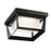 Artcraft Waterbury 12W LED Outdoor Flush Mount Black/Frosted