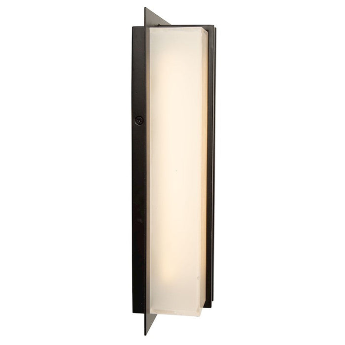 Artcraft Sausalito 15W LED 9190 Outdoor Wall Light, Black/Frosted