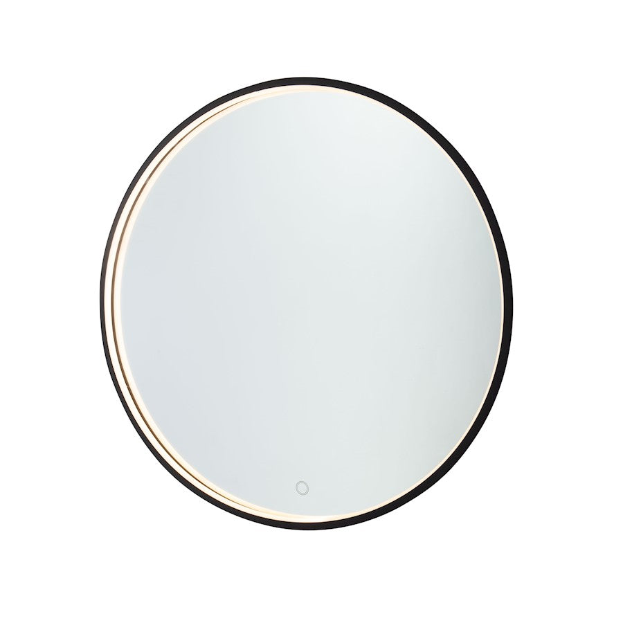 Artcraft Reflections 25W LED Mirror, Matte Black - AM319