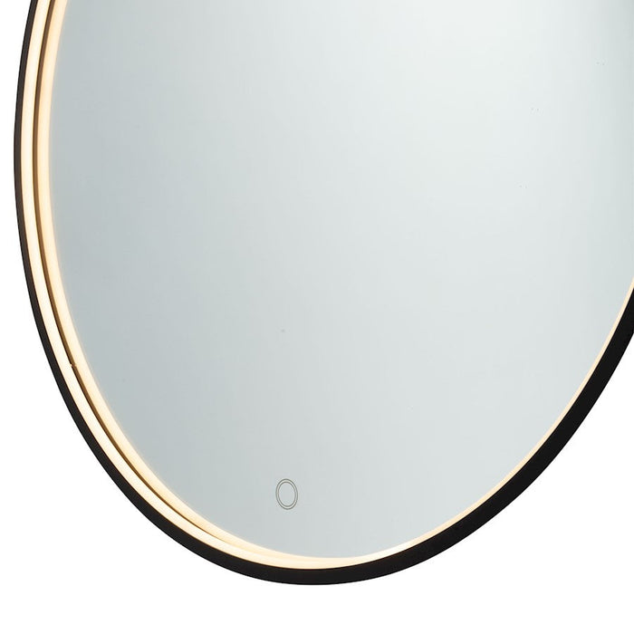 Artcraft Reflections LED Mirror, Matte Black