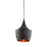 Artcraft Connecticut 1 Light 12" Pendant, Matte Black & Copper - JA801