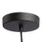 Artcraft Pinpoint Pendant, Black/Clear