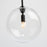 Artcraft Pinpoint Pendant, Black/Clear