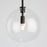 Artcraft Pinpoint Pendant, Black/Clear